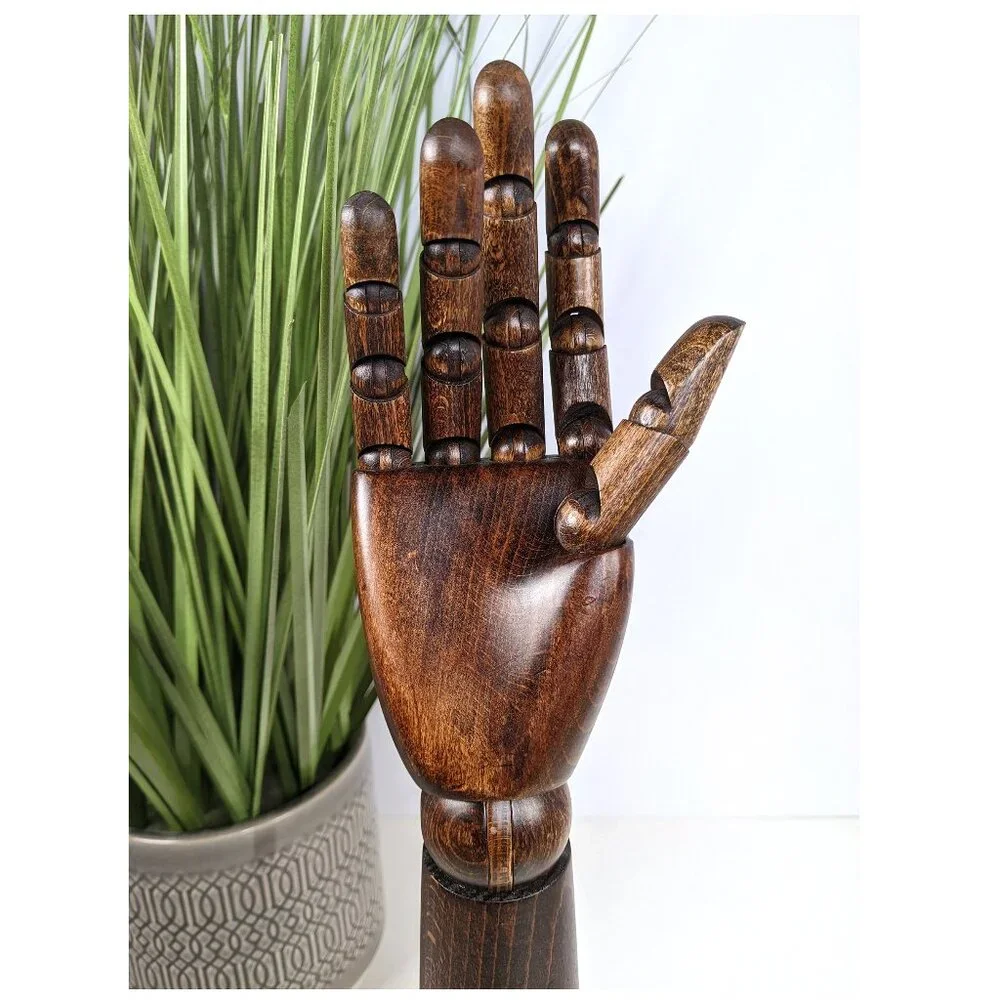 17" Wooden Artist Hand Model Mannequin for Drawing Art Display Right Hand NEW - Picture 6 of 7